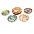 Camembert Plates - Set of Four